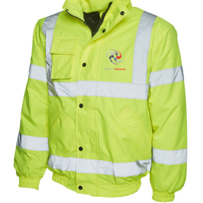 SpinTech High-Viz Bomber Jacket Thumbnail
