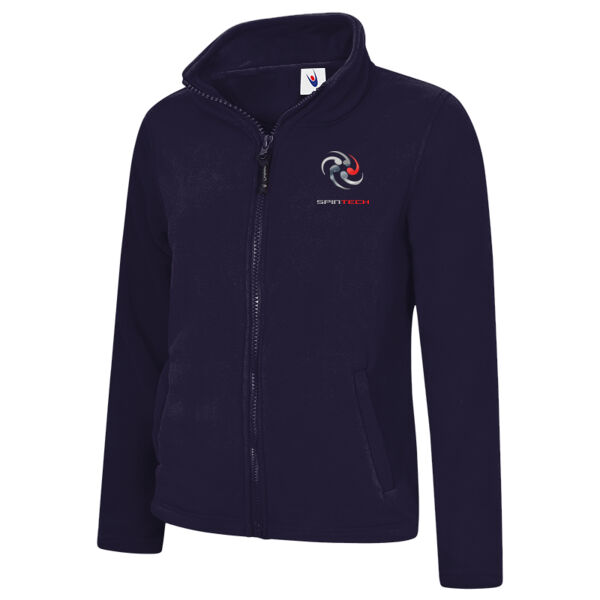 SpinTech Ladies Classic Full Zip Fleece Jacket Thumbnail
